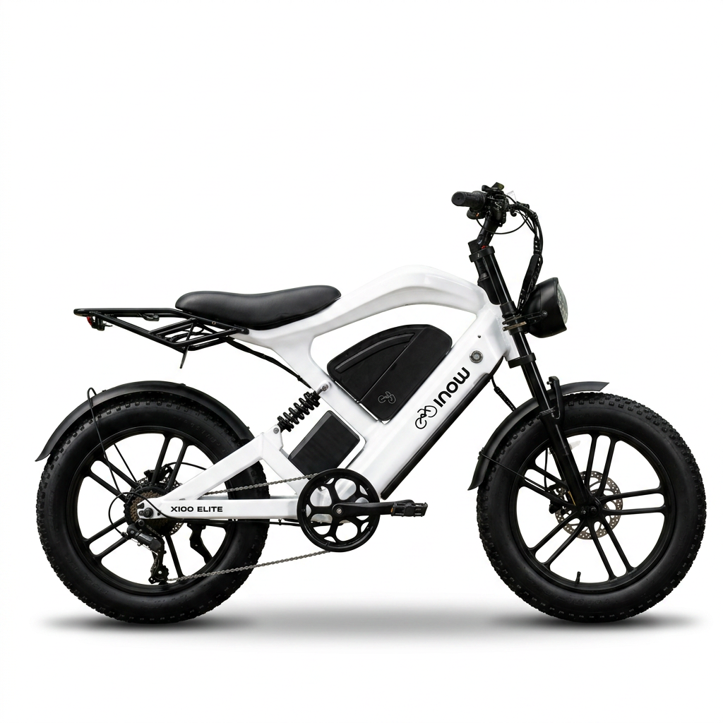 Bicicleta elétrica X100 Elite em destaque